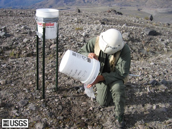 Ash collection buckets